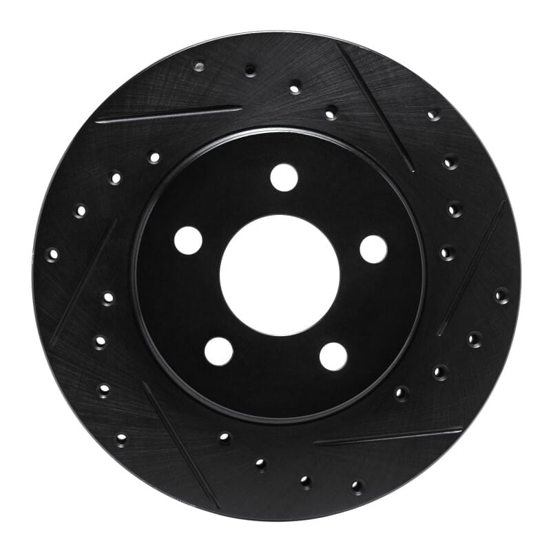 R1 Concepts — R1 96-00 Chrysler Town & Country Front Right Drilled & Slotted Black Brake Rotor
R1 Brake Rotor Drill
