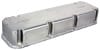 Moroso — Moroso Ford 429-460 Valve Cover w/Billet Rail - 3.5in - Aluminum - Pair