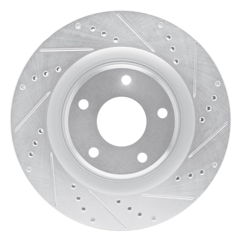 R1 Concepts — R1 05-13 Cadillac XLR Front Right Drilled & Slotted Silver Brake Rotor
R1 Brake Rotor Drill