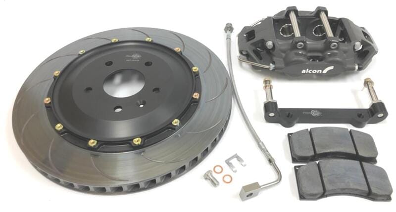Alcon — Alcon BMW F8X 4 Piston 355x28mm Rear Race Kit - Anodized