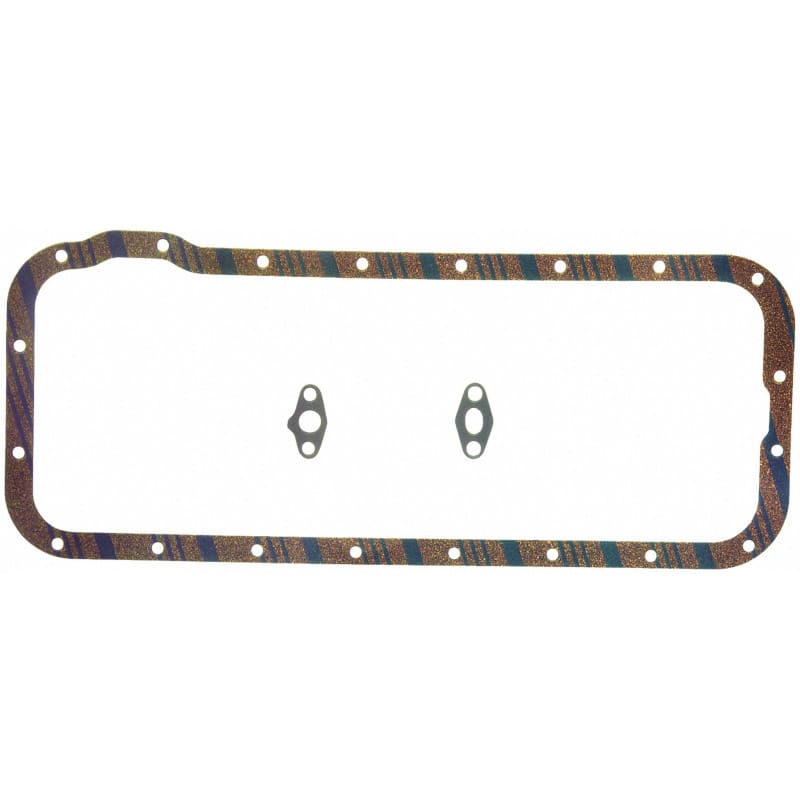 Fel-Pro — Fel-Pro Ford Thunderbird OS 11701 C Engine Oil Pan Gasket Set Blue Stripe cork-rubber