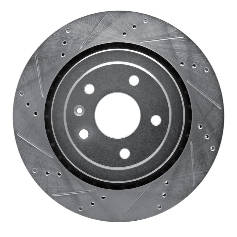 R1 Concepts — R1 14-19 Chevrolet Corvette Rear Left Drilled & Slotted Silver Brake Rotor
R1 Brake Rotor Drill