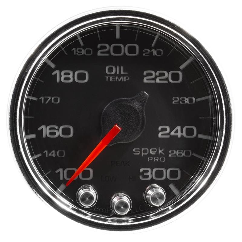 AutoMeter — Autometer Spek-Pro Gauge Oil Temp 2 1/16in 300f Stepper Motor W/Peak & Warn Blk/Chrm
GA 2" OILT BCC SPEK