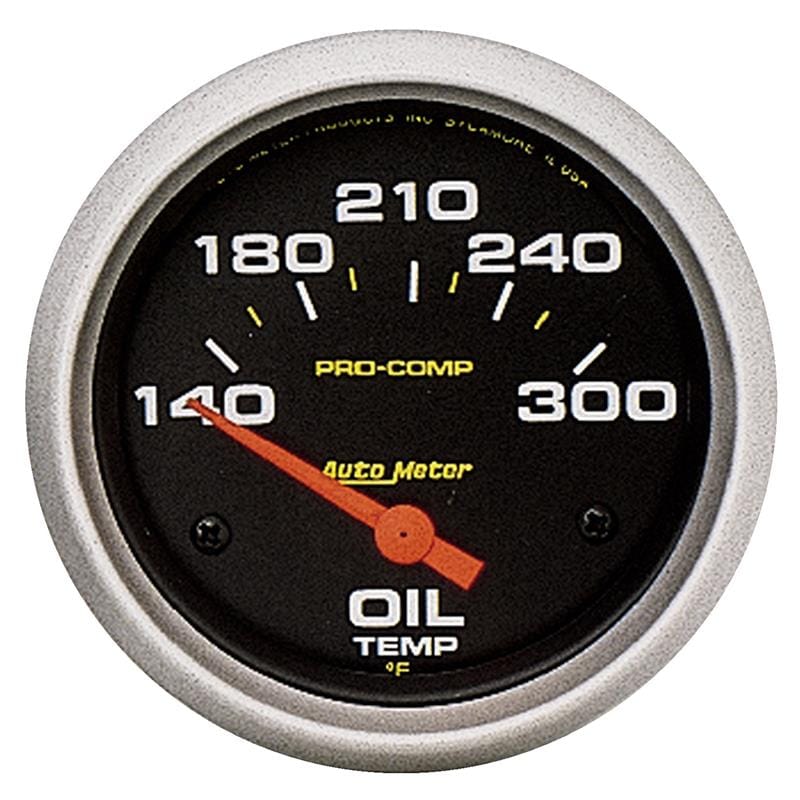 AutoMeter — GAUGE, OIL TEMP, 2 5/8", 140-300?F, ELECTRIC, PRO-COMP