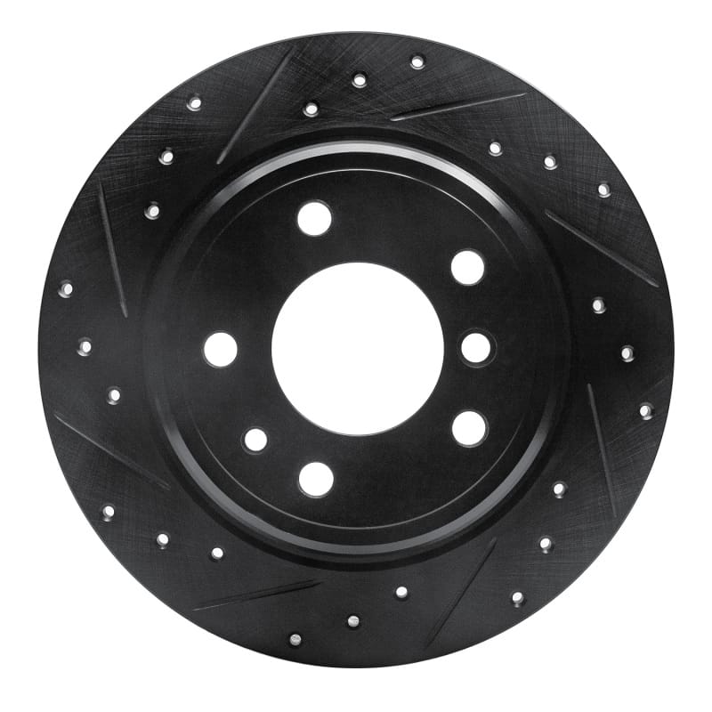 R1 Concepts — R1 89-95 BMW 530I Rear Left Drilled & Slotted Black Brake Rotor
R1 Brake Rotor Drill
