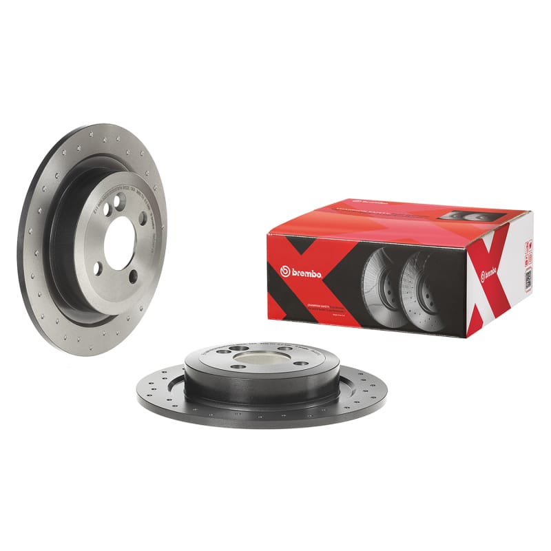 Brembo OE — Brembo OE 07-17 Mini Cooper Drilled Xtra Brake Disc - Rear