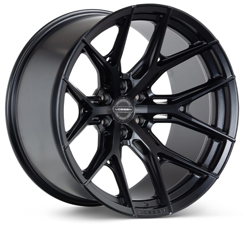 Vossen — Vossen HF6-4 22x10 / 6x139.7 / ET-18 / Super Deep Face / 106.1 - Satin Black Wheel