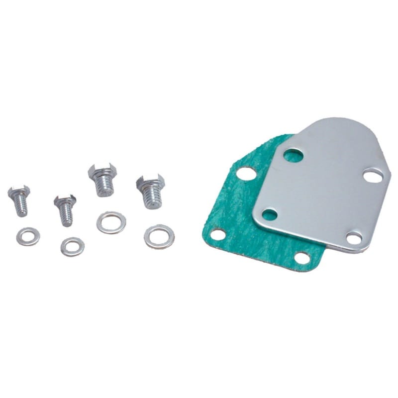 Spectre — Spectre SB Chevy Fuel Pump Block-Off Plate
Fuel Pump Block-Off
Fuel Pump Plate