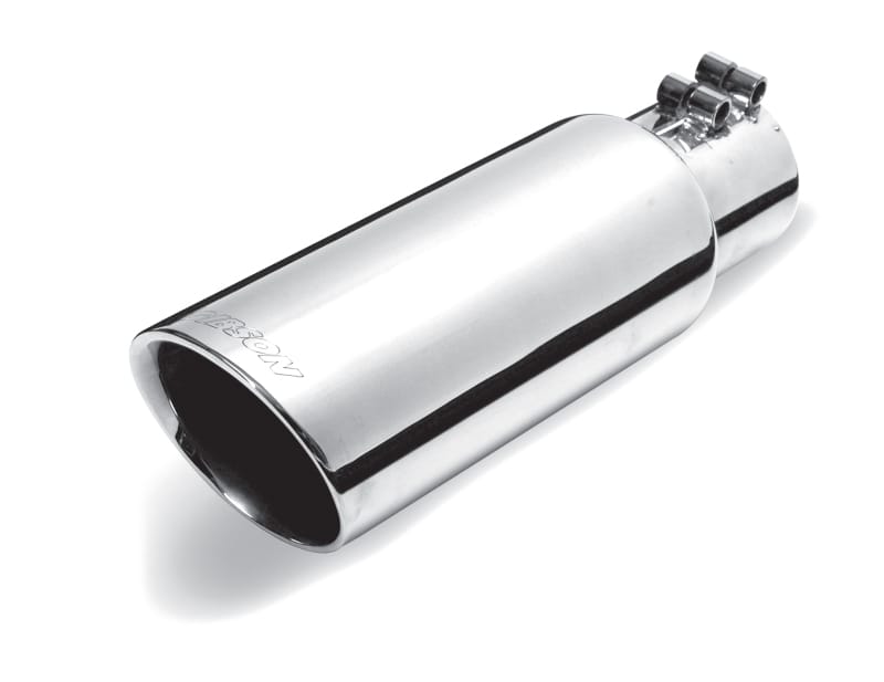 Gibson — Gibson Round Dual Wall Angle-Cut Tip - 4in OD/2.25in Inlet/6.5in Length - Stainless
Exhaust Tip