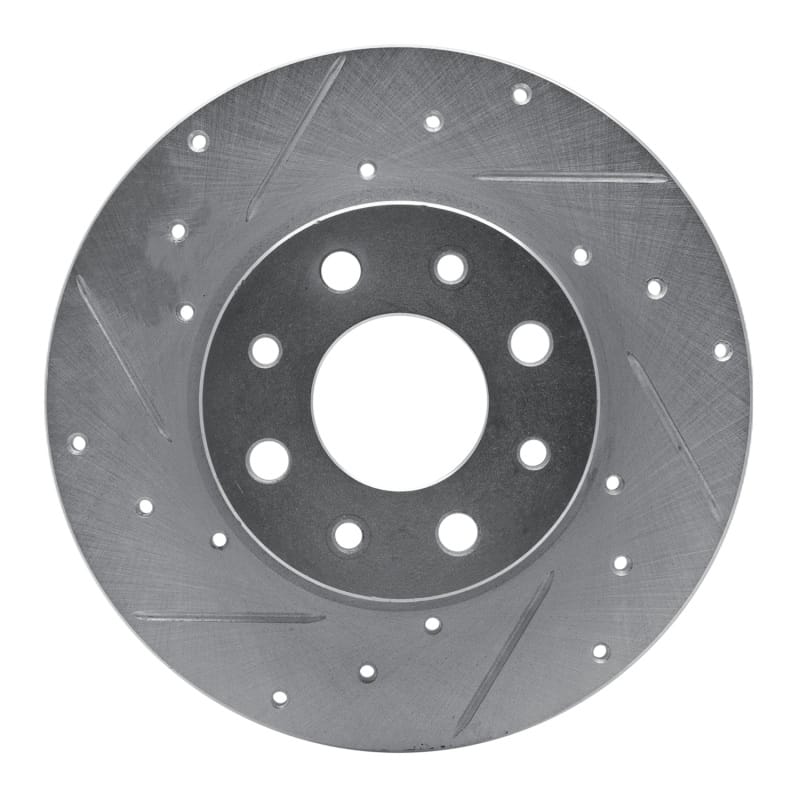 R1 Concepts — R1 13-19 Fiat 500E Rear Left Drilled & Slotted Silver Brake Rotor
R1 Brake Rotor Drill