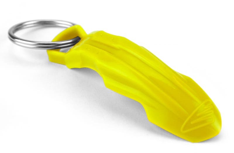 Cycra — Cycra Key Ring with Fender - Yellow