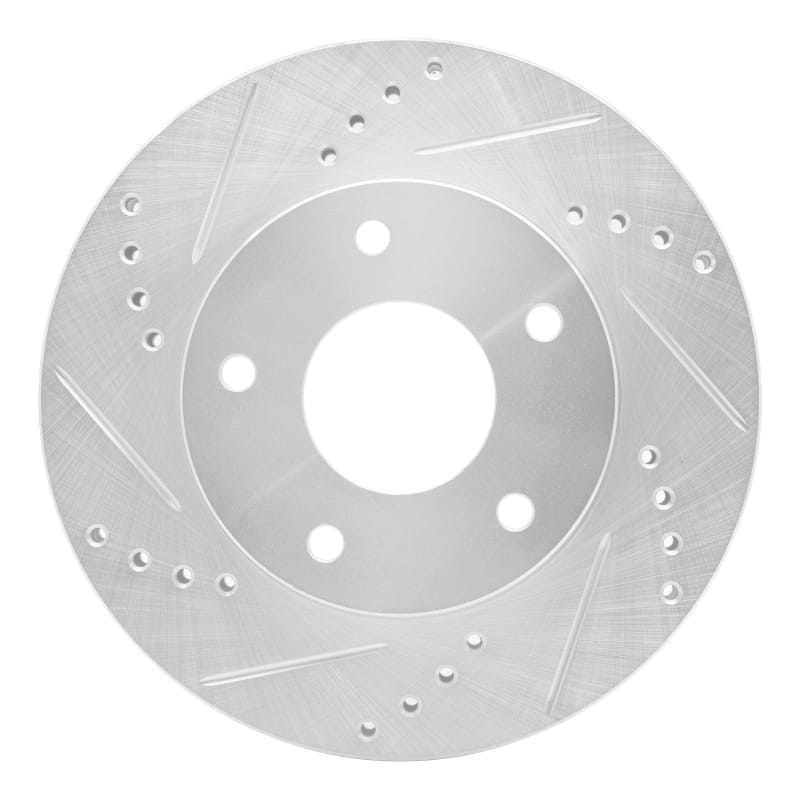R1 Concepts — R1 1997-2005 Chevrolet Blazer Front Left Drilled & Slotted Silver Brake Rotor
R1 Brake Rotor Drill