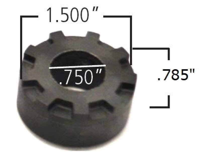 Ridetech — Ridetech Delrin Control Arm Single Bushing (1.5in Large OD / .750 ID / .785in OAL)
Del Bushing 1.5"