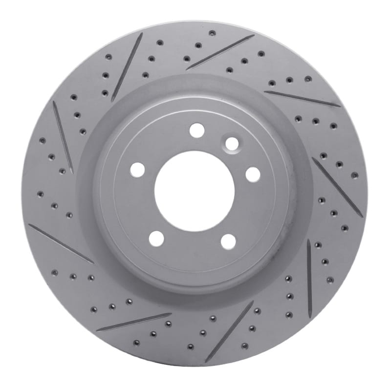 R1 Concepts — R1 14-24 Land Rover Range Rover Rear Right Drilled & Slotted Geo-Carbon Rotor