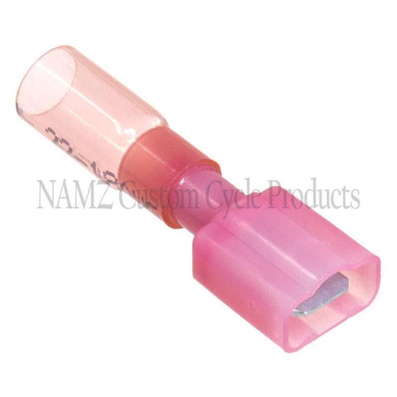 NAMZ — NAMZ Heat Sealable .25in. Male Quick Disconnect Terminals 22-18g (25 Pack)