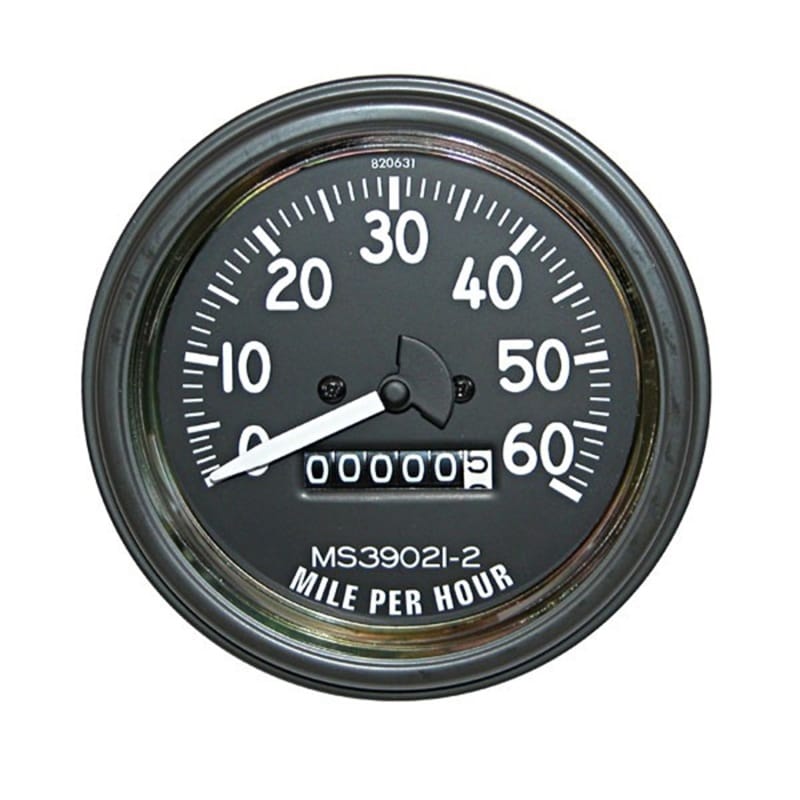 OMIX — Omix Speedometer Gauge 0-60 MPH 46-58 Willys/CJ Model
Speedometer