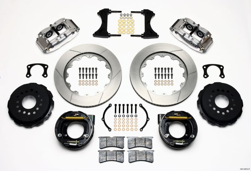Wilwood — Wilwood Narrow Superlite 4R Rear P-Brk Kit 14.00in Polished New Big Ford 2.50in Offset
BRAKE KIT