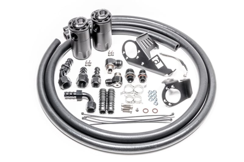 Radium Engineering — Radium Engineering Dual Catch Can Kit Subaru VB Fluid Lock