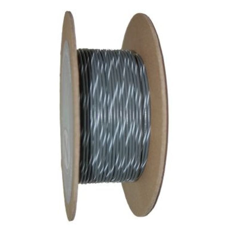NAMZ — NAMZ OEM Color Primary Wire 100ft. Spool 20g - Gray/White Stripe