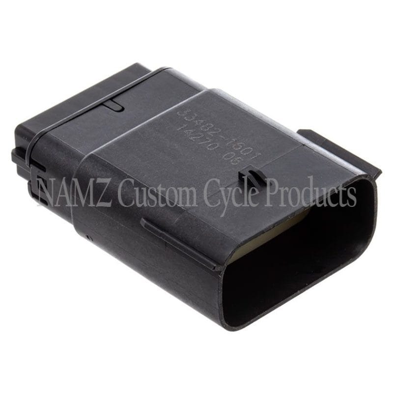 NAMZ — NAMZ 07-23 V-Twin Molex MX-150 16-Position Male Connector - Black (HD 72167-07BK)
