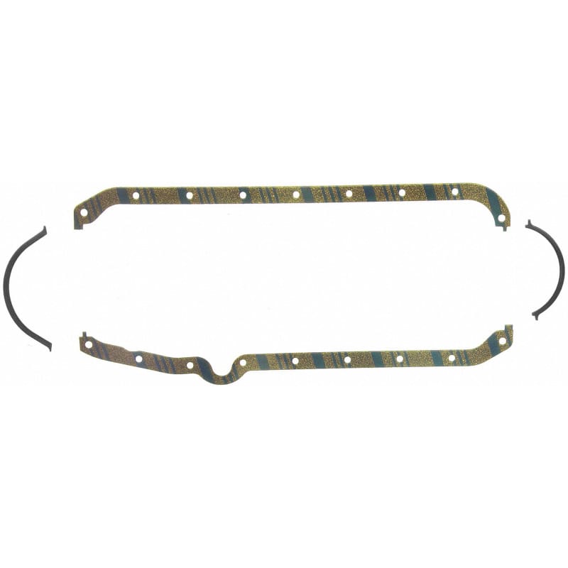 Fel-Pro — Fel-Pro Chevrolet Camaro Engine Oil Pan Gasket Set Blue Stripe cork-rubber