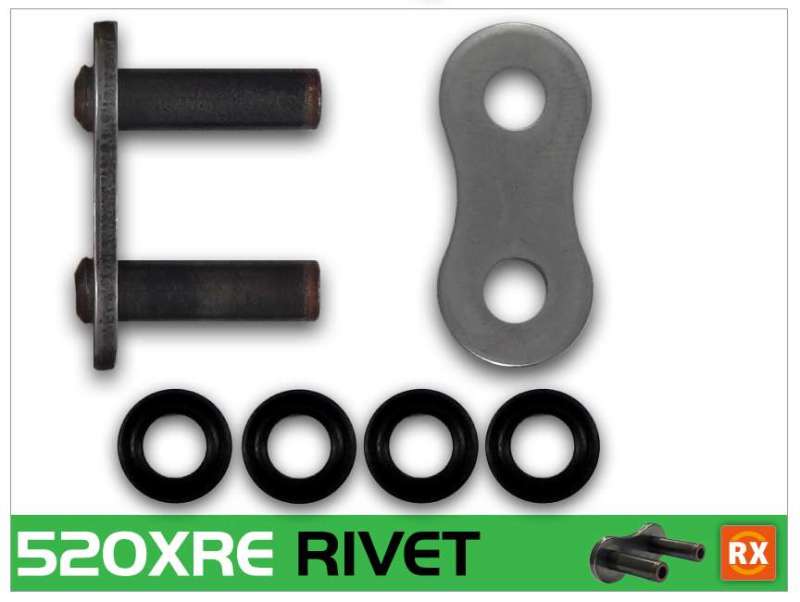 RK Chain — RK Chain 520XRE-RIVET NATURAL