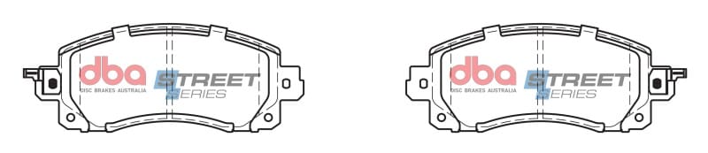 DBA — DBA 2018+ Subaru Impreza FB / 2022+ Subaru WRX Street Series Front Brake Pad
Brake Pad