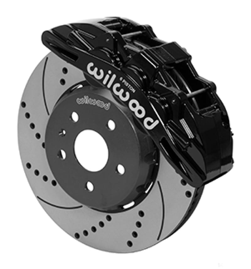 Wilwood — Wilwood SX6R Front Brake Kit 14in SRP Slotted/Drilled Black 16-19 Chevy Camaro SS
BRAKE KIT