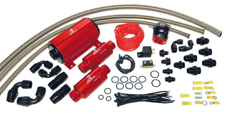 Aeromotive — Aeromotive A1000 Carbureted Fuel System Complete (Inc 11101 Pump/13204 Reg/Filters/Hose/Etc.)
System/Kit