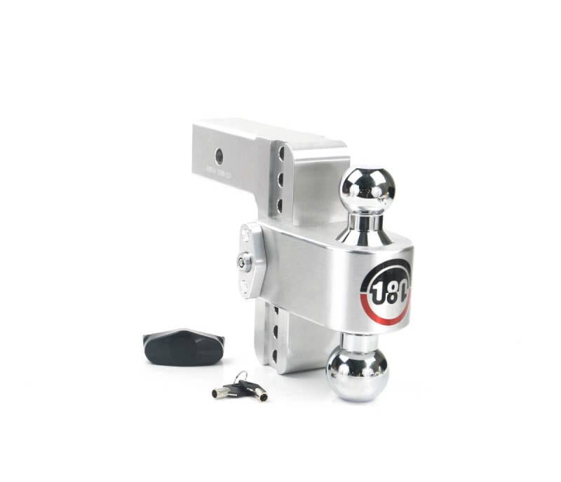 Weigh Safe — Weigh Safe 180 Hitch 6in Drop Hitch & 2.5in Shank (10K/18.5K GTWR) - Aluminum