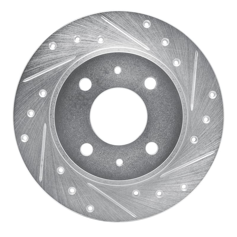 R1 Concepts — R1 86-06 Nissan TSURU (Mexico) Front Right Drilled & Slotted Silver Brake Rotor
R1 Brake Rotor Drill