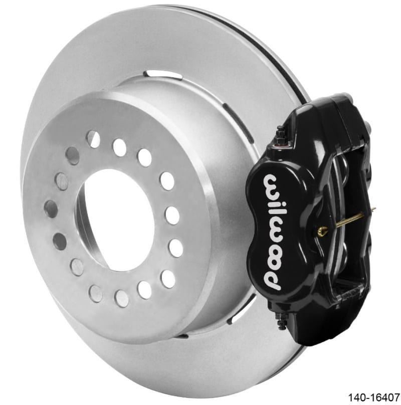 Wilwood — Wilwood Ford Explorer 8.8in Rear Axle Dynalite Disc Brake Kit 12.19in Rotor -Black Caliper