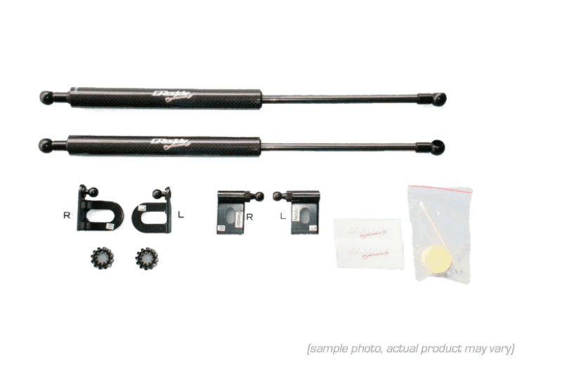 GReddy — GReddy 98-02 Nissan ER34 Skyline (Non GTR) Engine Hood Lifter Kit (Designed for OEM weight hoods.)