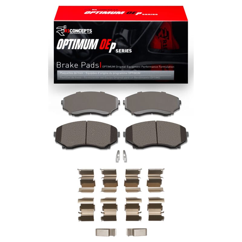 R1 Concepts — R1 92-06 Mazda MPV Front Optimum OE Pads & Hardware Kit
R1 Optimum Oe Pads a