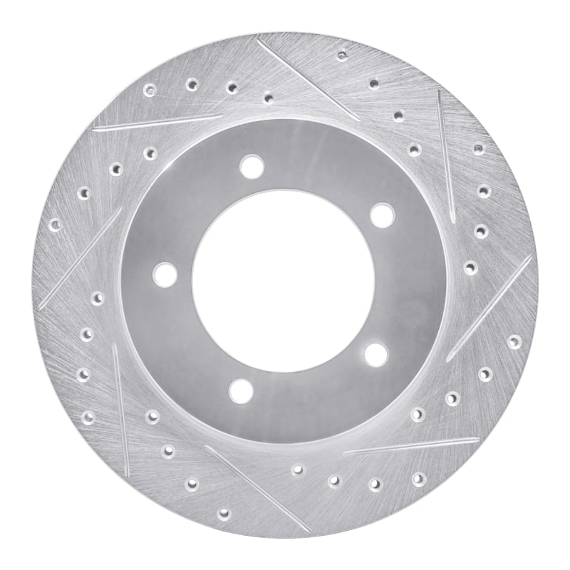 R1 Concepts — R1 96-98 Suzuki SIDEKICK Front Right Drilled & Slotted Silver Brake Rotor
R1 Brake Rotor Drill