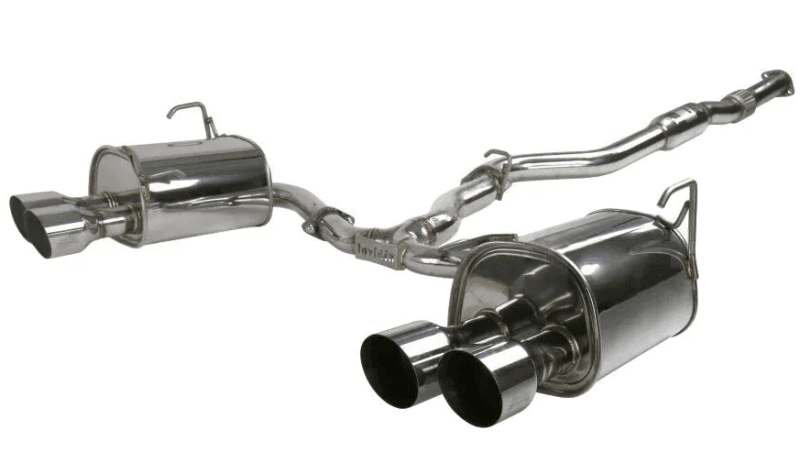 Invidia — Invidia 2022+ Subaru WRX Q300 Single Layer Stainless Steel Quad Tip Cat-Back Exhaust