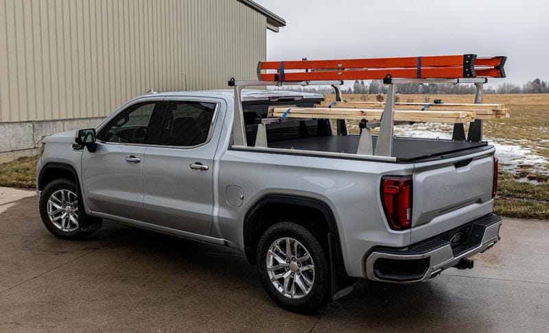 Access — Access ADARAC Al Uprights 26in Vertical Pro Kit (2 Uprights w/1 66in Cross Bar) Silver Truck Rack