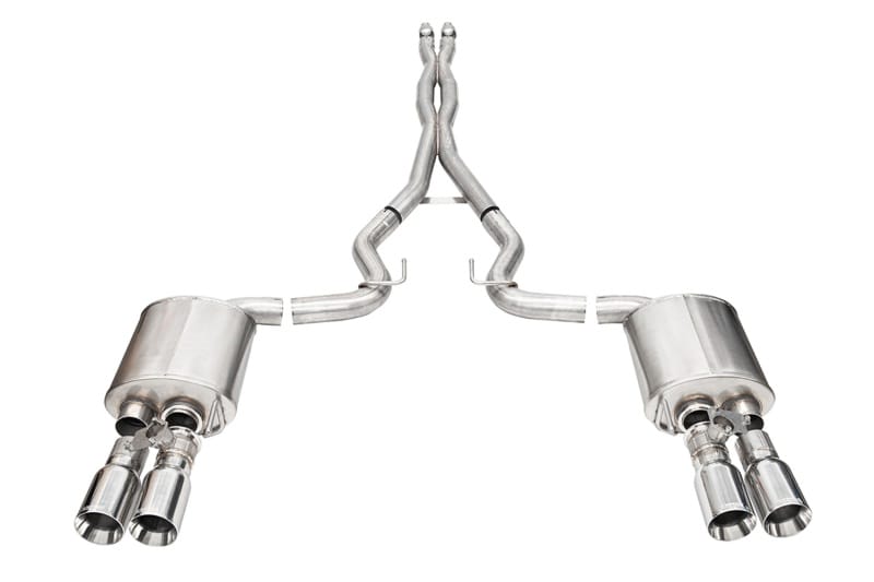 CORSA Performance — Corsa 24+ Ford Mustang V8 5.0L 3in Cat-Back Exhaust System w/ Twin 4in Polished Straight Tips
Exhaust