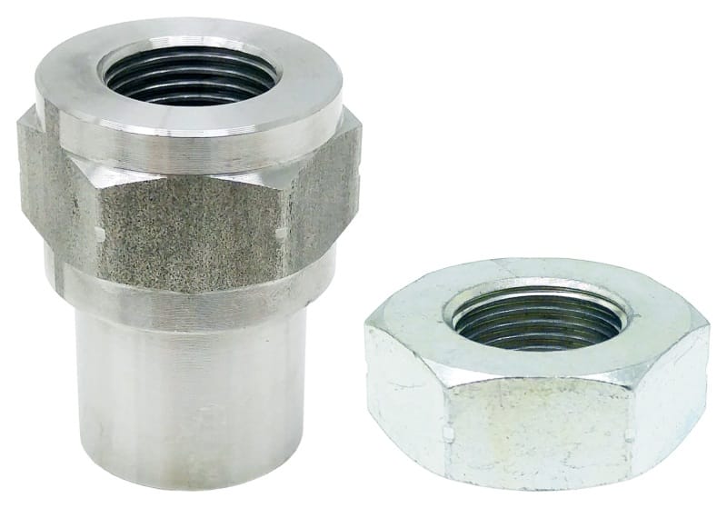 RockJock — RockJock Threaded Bung With Jam Nut 3/4in-16 LH Thread Set
Adapter Fitting Bung