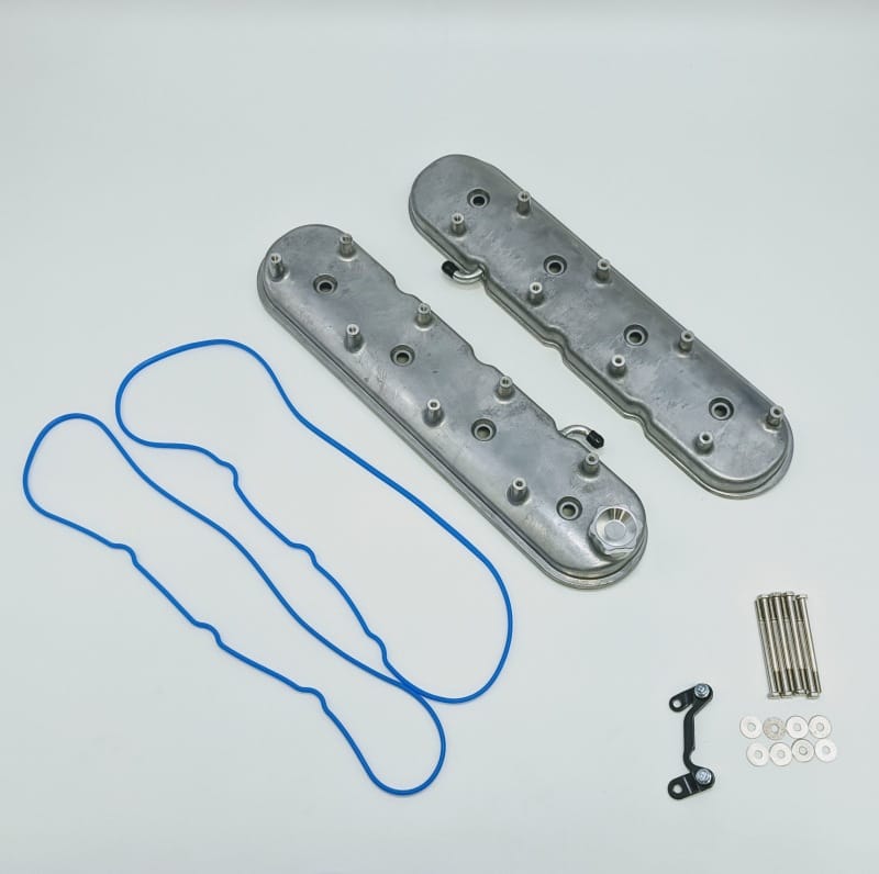 Granatelli Motor Sports — Granatelli 96-22 GM LS Standard Valve Cover w/Angled Coil Mount - Cast Finish (Pair)
Engine Valve Cover