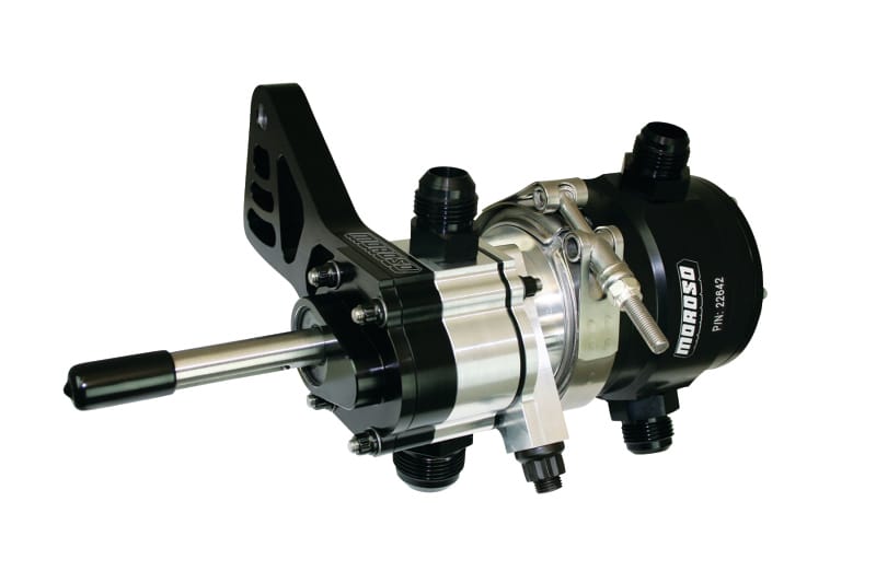 Moroso — Moroso Chevrolet Small Block Single Stage External Oil Pump - Tri-Lobe - Left Side - 1.200 Pressure
