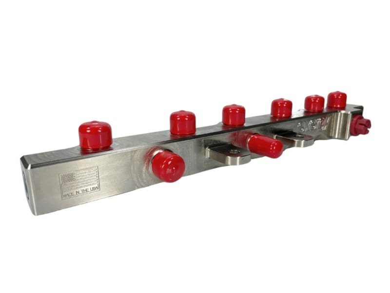 Exergy — Exergy 07.5-12 Dodge Cummins 6.7L Billet Dual Feed Fuel Rail w/2000 Bar Sensor & 2200 Bar PRV
