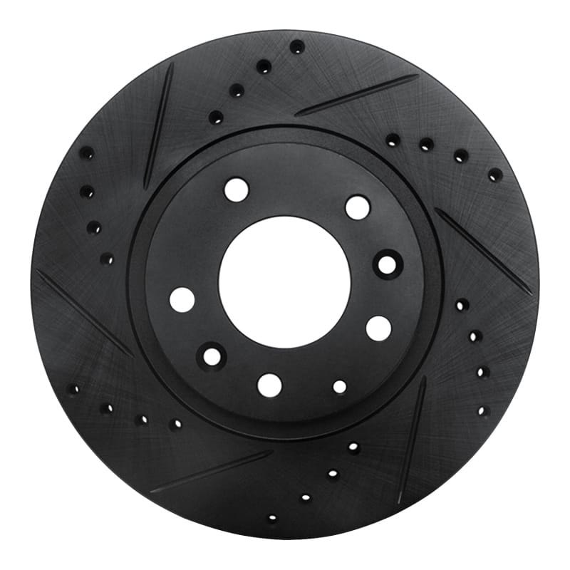 R1 Concepts — R1 06-15 Mazda MX-5 Miata Front Left Drilled & Slotted Black Brake Rotor
R1 Brake Rotor Drill