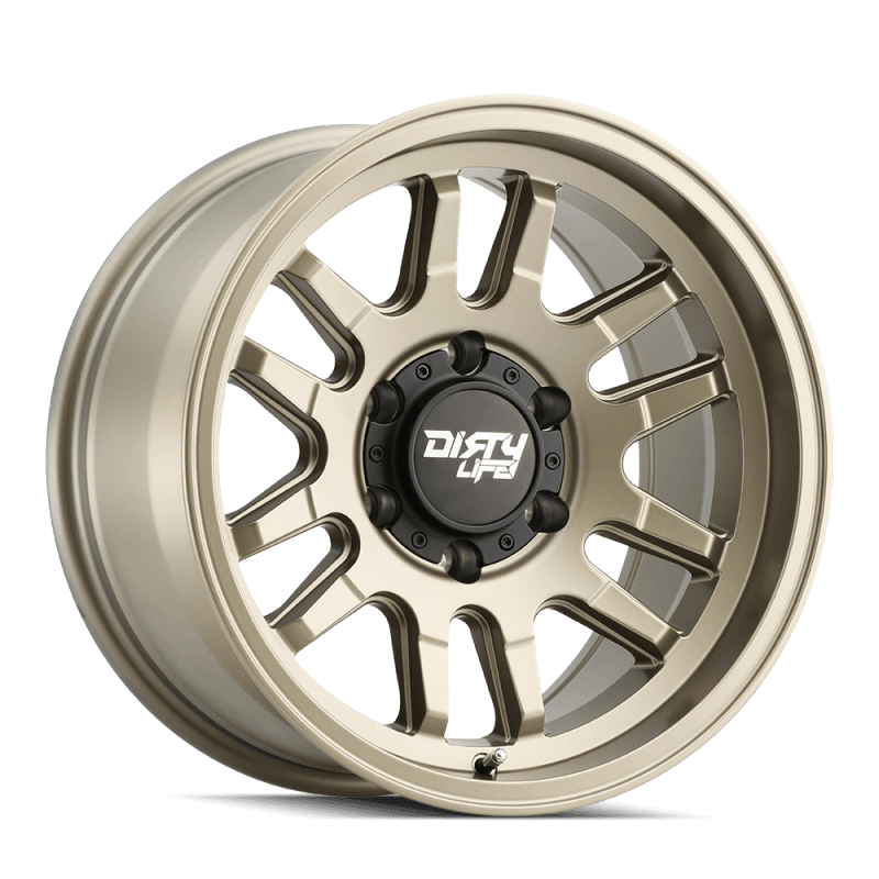 Dirty Life — Dirty Life 9310 Canyon 17x9 / 6x139.7 BP / 0mm Offset / 106mm Hub Satin Gold Wheel