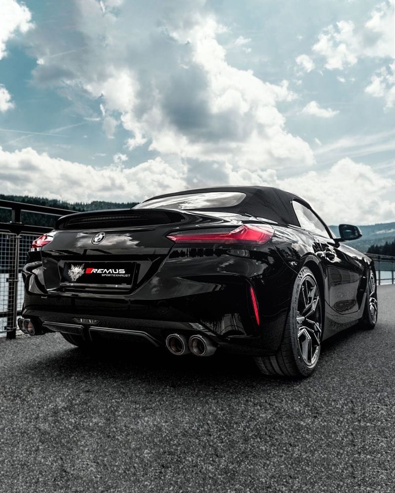Remus — Remus 2018 BMW Z4 M40I Roadster 3.0L Turbo (B58B30C R6 w/GPF) Axle Back Exhaust (Tail Pipes Req)