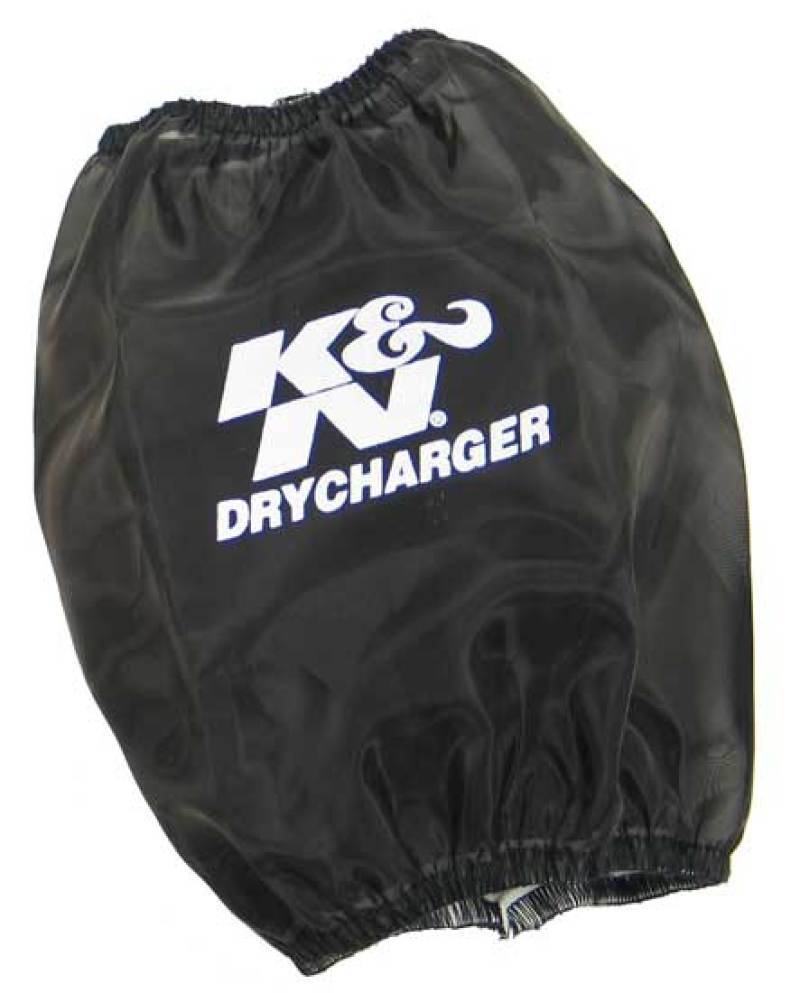 K&N Engineering — K&N Black Drycharger Round Tapered Air Filter Wrap 5.5in Base ID x 4.5in Top ID x 6.5in H