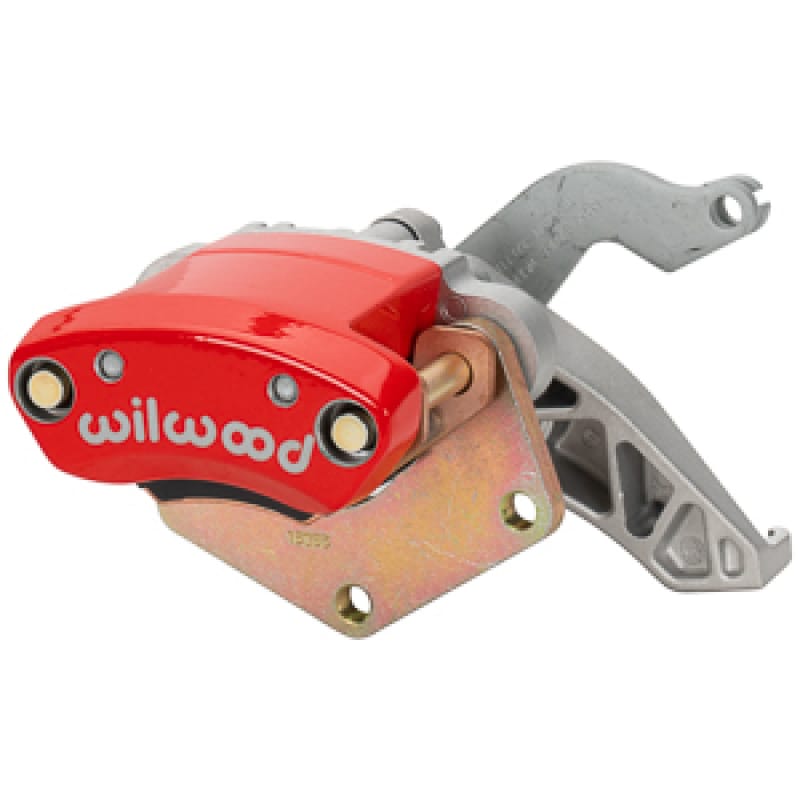 Wilwood — Wilwood RH MC4 Mechanical Parking Brake Caliper - 2.00in Bracket - 1.10in Disc - Red