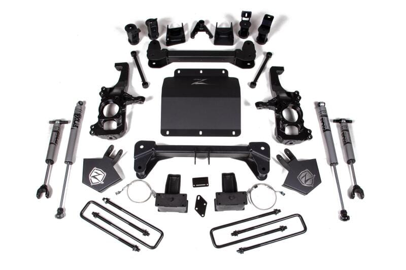 Zone Offroad — Zone Offroad 2020 Chevy/GMC 2500HD 5in Suspension System W/O Overload Suspension System