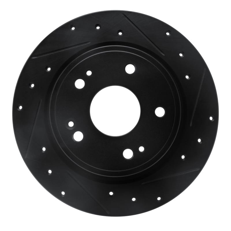 R1 Concepts — R1 2016-2025 Honda HR-V Rear Right Drilled & Slotted Black Brake Rotor
R1 Brake Rotor Drill