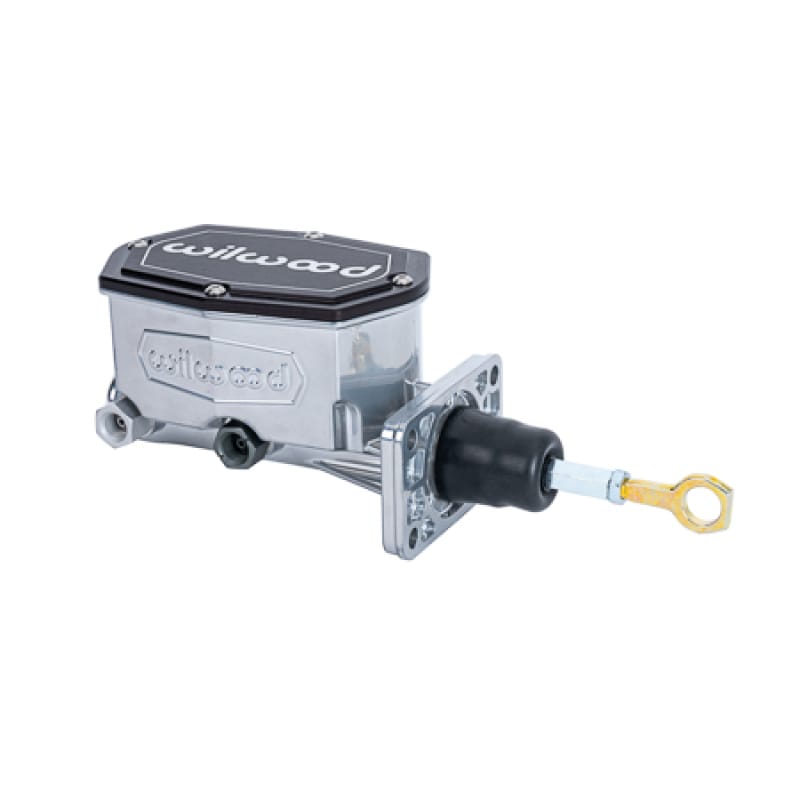 Wilwood — Wilwood Compact Tandem Master Cylinder w/ Mopar 4 Bolt Flange w/ Pushrod 1in Bore - Chrome